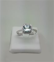 Ringe Polello Dame in Weißgold Acquamarina G3249BAC POLLELLO